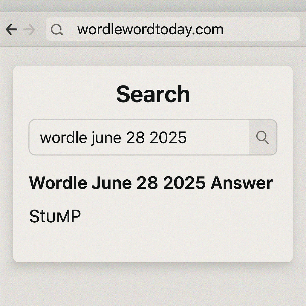 Wordle June 28 2025 Answer & Hints | TechRadar Insights